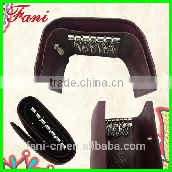 High Quality and New Arrival Fancy Leather Key Chain Wallet for Human