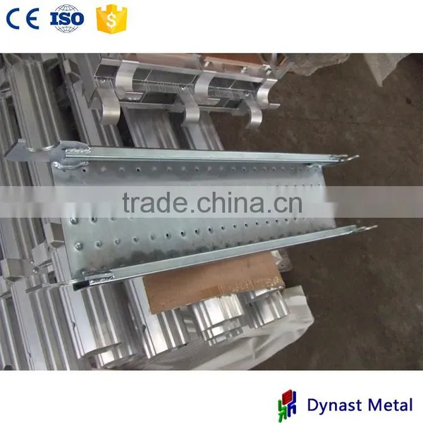 Used for Types of Cuplock System 9 Inch Width Q235 Hot Dip Galvanized Scaffolding Walkboard Steel Plank photo-2