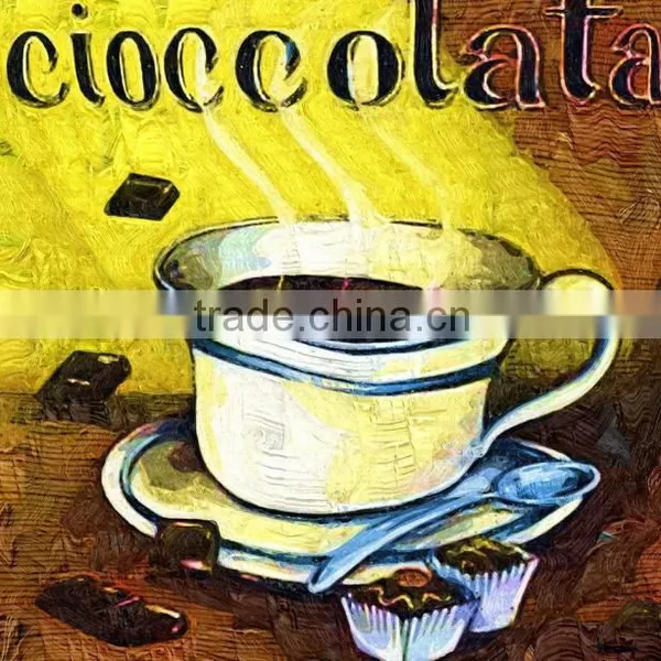 Still Life Oil Painting of Simple Coffee Painting