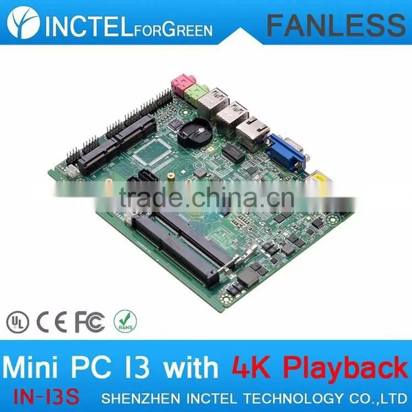 Fanless Intel Core I3 4k Computer Mini PC Thin Client photo-4