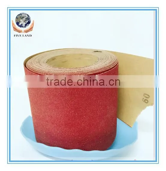 Abrasive Aluminium Oxide Sandpaper Roll
