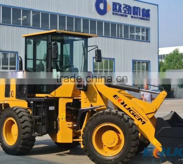 Eougem Brand New 2.8 Ton CE Approved Wheel Loader With Electric Joystick/Quick Hitch/strong Frame