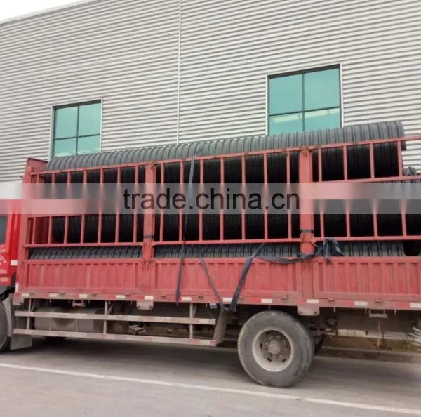 SN8,SN10,SN12.5 HDPE Steel Belt Reinforced Spirally Corrugated Pipe photo-5