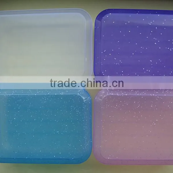 Small Clear Plastic Packaging Boxes,plastic Cosmetic Box,make-up Sponge Box photo-2