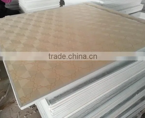 2016 New Pattern PVC Laminated Gypsum Ceiling Tiles photo-3