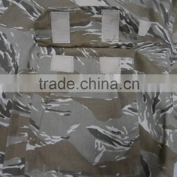 Custom Cotton Polyester Twill Khaki Camouflage Lybra Army ACU Uniform Clothing photo-5