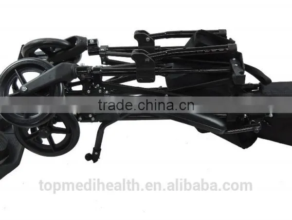 Folding Ultralight Weight Transport Multifuctional Aluminium Wheelchair photo-3