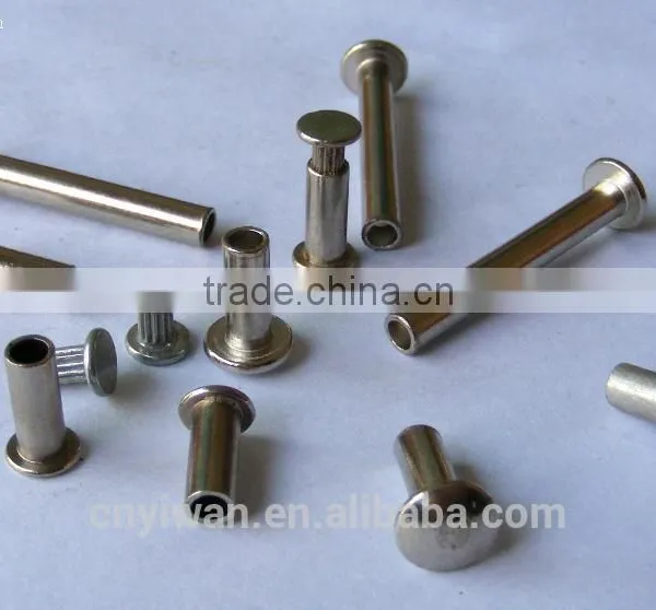 Copper Hollow Rivet Semi Hollow Rivet or Tubular Rivet photo-2