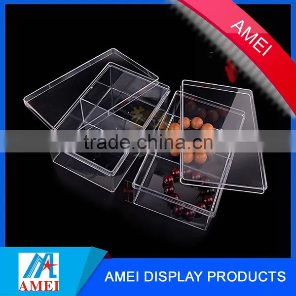 2016 Gold Supplier and Clear Square Acrylic Jewellery Box With Lid / Acrylic Box photo-5