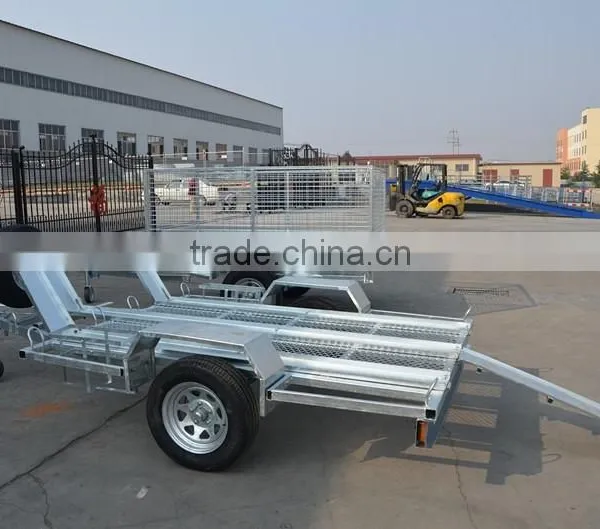 Galvanized Motorbike Trailer photo-2