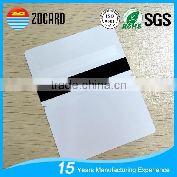 Plastic White Blank Hico Mag Strip Card photo-3