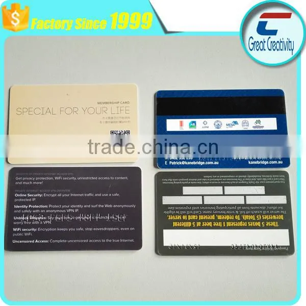 Custom Made Serial Number Plastic Business Card Embossed PVC Cards photo-4