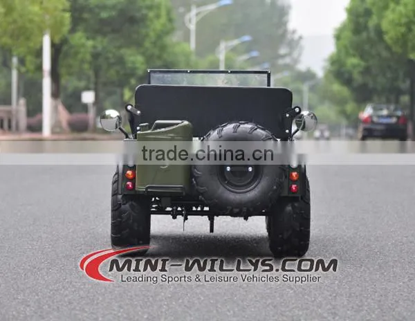 Hot Selling Army Green Kids Mini Jeep Willys photo-4