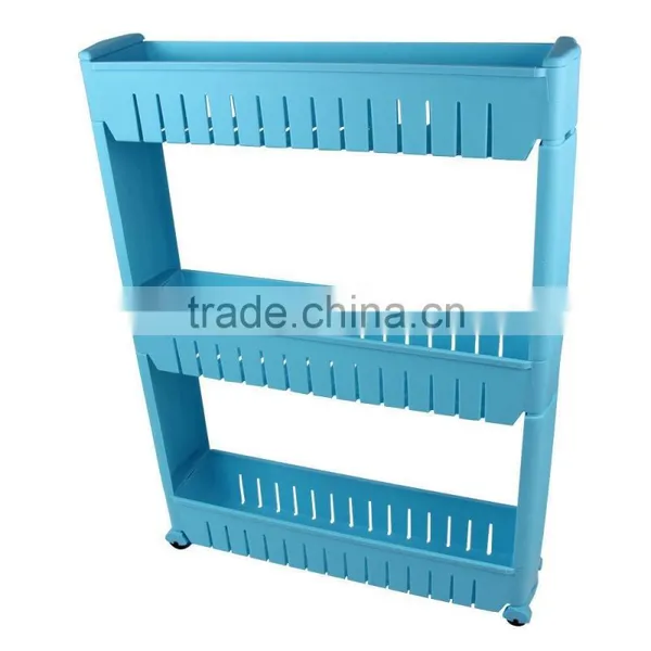 Vivinature Plastic Movable Pulley Slide Out Storage Spice Rack Shelving photo-3