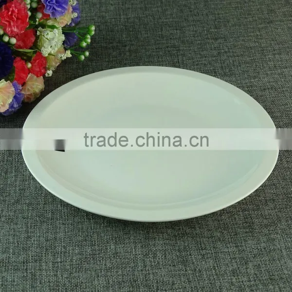 Morden Cheap Wholesale 8 Inch Round White Deep Soup Ceramic Dinner Plates Dishes photo-3