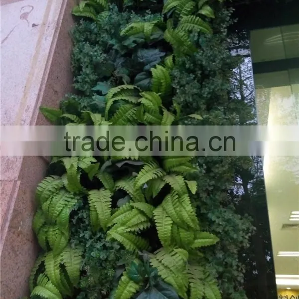 1mx1m New Hotel Decoration Artificial Fire Spring Green Grass Wall EDC1604 03Y08 photo-3