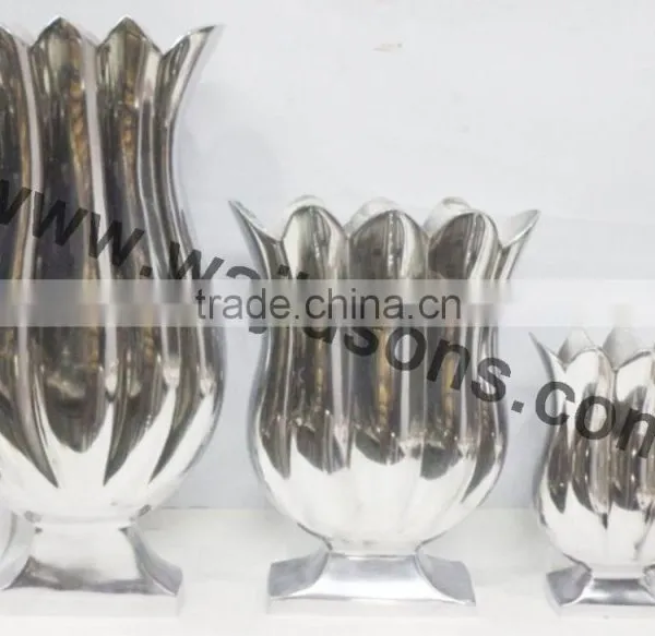 Very Pretty Metal Flowers Vase For Wedding And Party photo-6
