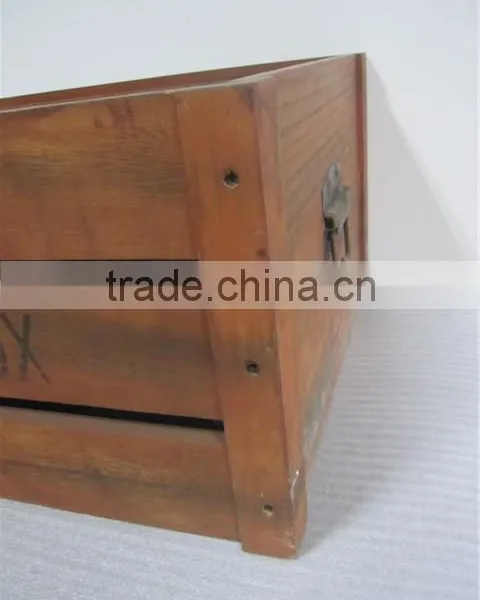 Unfolding Paulownia Wooden Crate for Bottles Egg Fruit photo-3