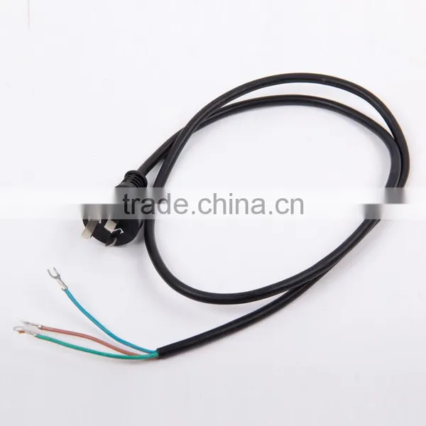 3 Flat Plug Power Line 3 Core Electric Power Cable With Plug
