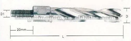 Threaded Shank Solid Drill