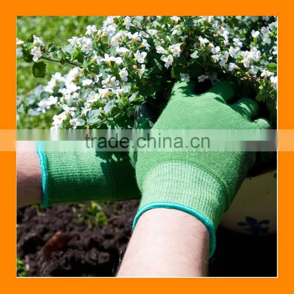 Cool Breathable Bamboo Yard Chores Gloves Summer Gardening Gloves With Anti UV Protection photo-2