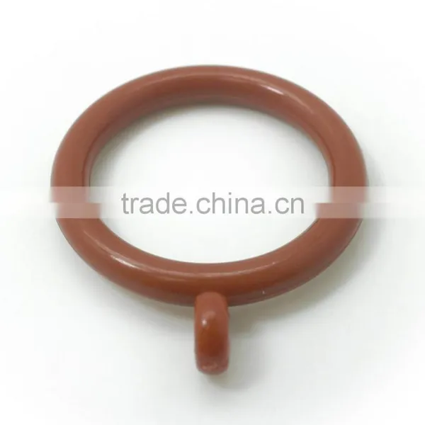 High Quality Plastic Curtain Rod Rings With Eyelet ID34mm/OD46mm & ID26mm/OD33mm - 9 Colours photo-2