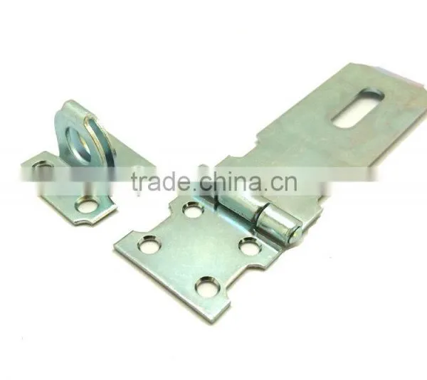 Garage Door Steel Padlock Clasp Hasp and Staple 3-1/2", Regular Hasps and Staple photo-2