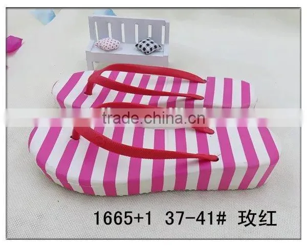Stripe High Heel Slipper for Girls photo-3