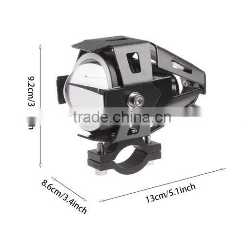 125W U5 U7 LED Motorcycle ATV Bike Spot Fog Light Driving Headlight PC photo-4