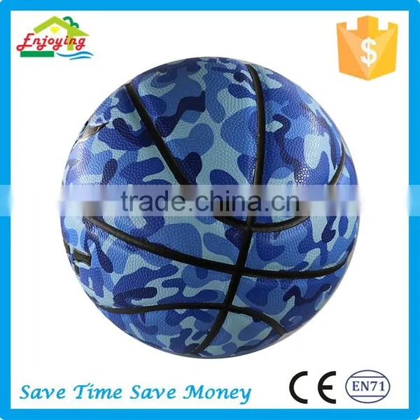 New Model Camouflage Pattern Basketball, pu Leather Size 7 6 5 3 1 Basketball photo-2