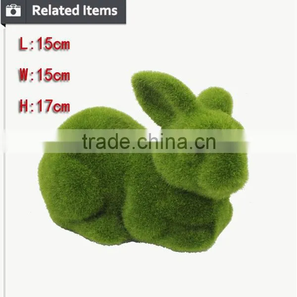 Pet Product Gardening Item for Home and Garden Decoration Moss Rabbit photo-5