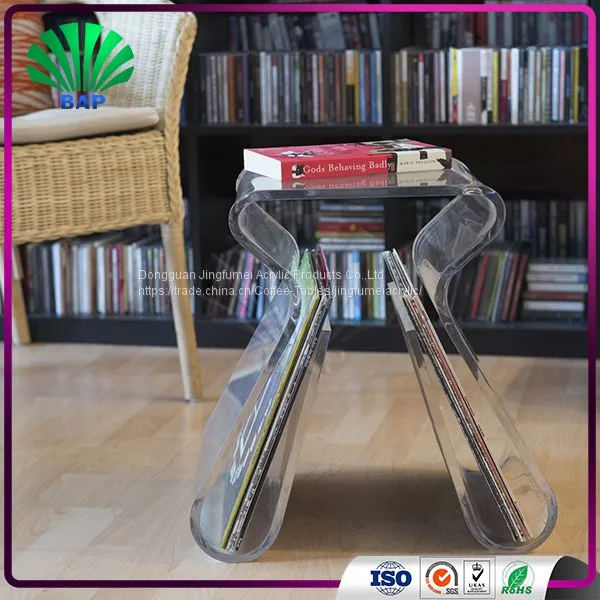 Colorful Acrylic Piano Stool Indoor Lucite Ottomans Living Room Light Eco-Friendly Kids Stool photo-4