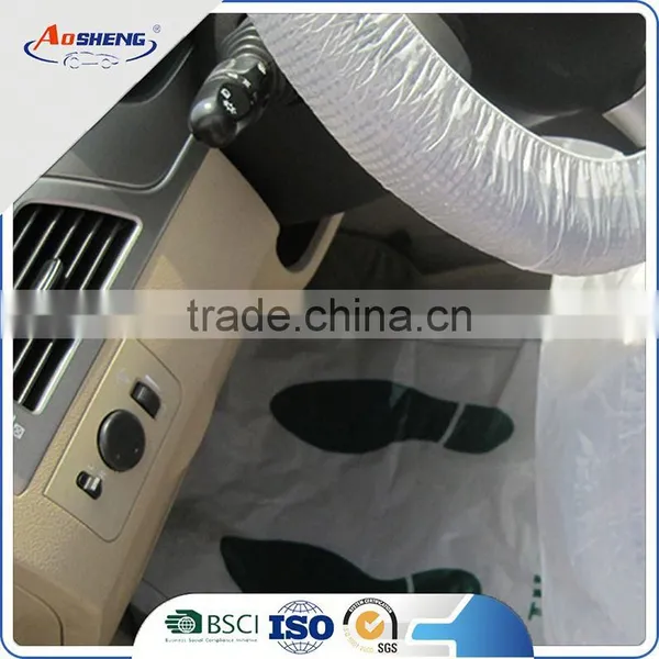 Design Disposable Car Foot Mats Front Seat Covers photo-3