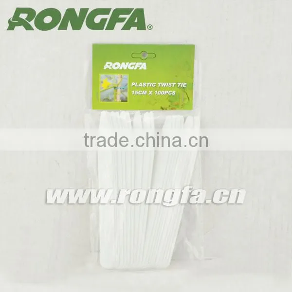 White Color Plastic id Tags Garden Plant Labels photo-5