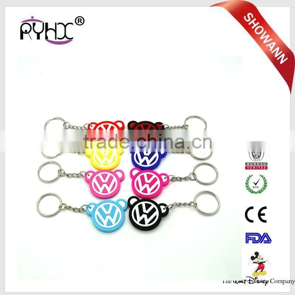 2017 Hot Sale New Product Custom Colorful PVC Keychain Made In China Wholesale photo-3