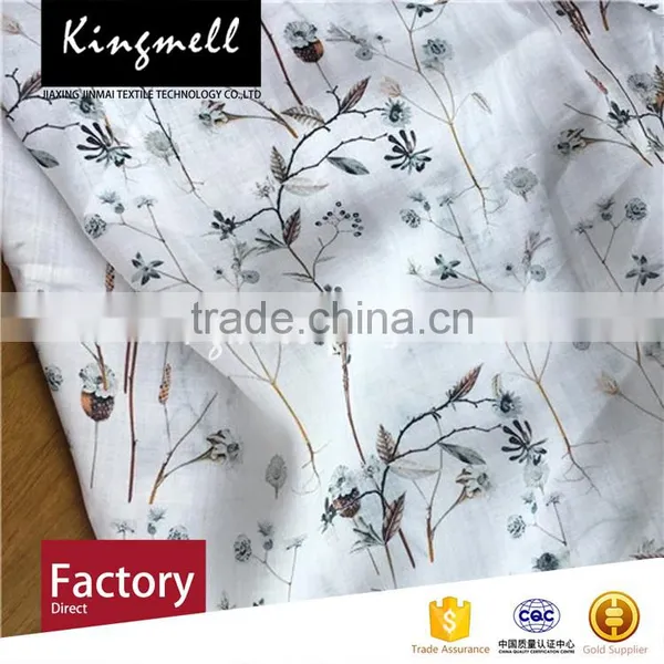 Custom Plain Colour Printed 100% Ramie Fabric for Clothes photo-2