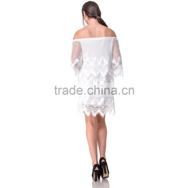 2017Guangzhou Domin Factory Latest Ladies Beautiful Fashion Dress photo-5