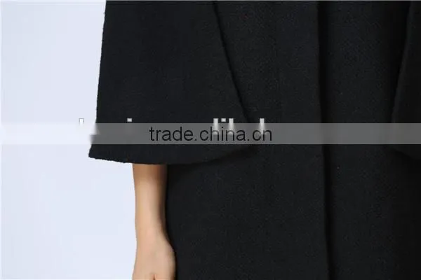 New Arrival Ladies Fashion Design Elegant Winter/Autumn Dolman Cape Coat for Women photo-6