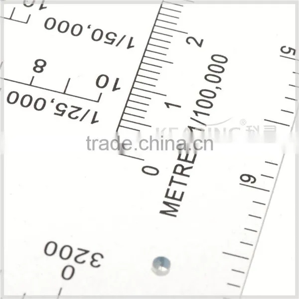 Kearing Brand Manufacture 6"military Mapwork Protractor,military Half Moon Protractor,military Round Protractor Plotter#KMP-1 photo-5