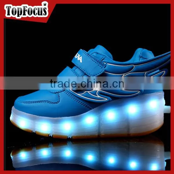 2016 Sneakers Shoes Kids Flashing Lights Shoes Led Light up Shoes