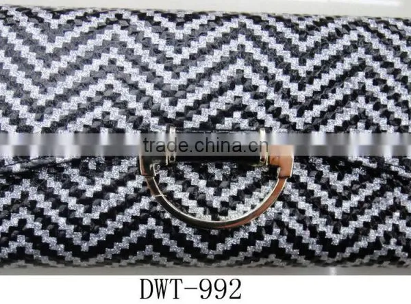 New Hot Lady pu Leather Wave Zigzag Glitter Hot Wallet photo-3