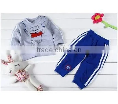 Boys Kids Baby Tracksuit Top Hoody Pants Trousers Set Clothing photo-3