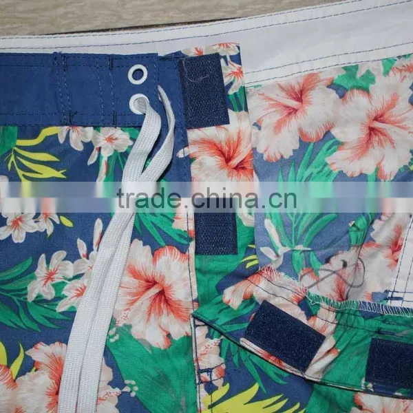 Hot New Products for 2016 Floral Fashion Sublimation Nylon Quick Dry Shorts photo-2