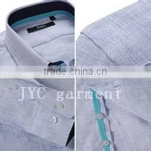 Stylish Regular Fit Long Sleeve Dress Shirt Modern Mens Shirts photo-3