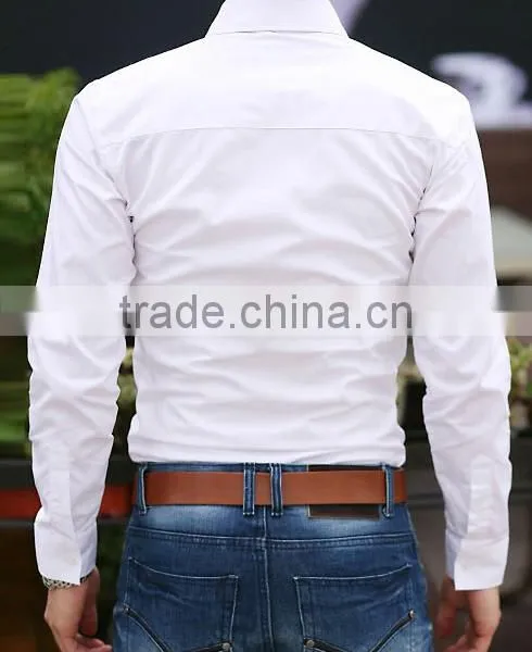 Fashion Design Long Sleeve Slim Fit Casual Shirt for Men photo-3