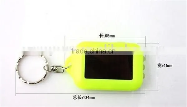 3 Leds Solar Panel Sun Power Energy Torch Flashlight photo-2