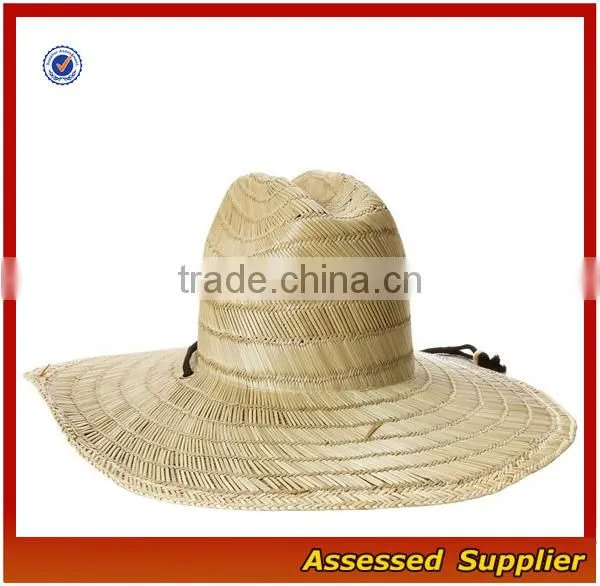 Australia Fedora Straw Surf Hat With Band and Adjustable Lanyard Lifeguards Straw Hat With Lining to Protect photo-6