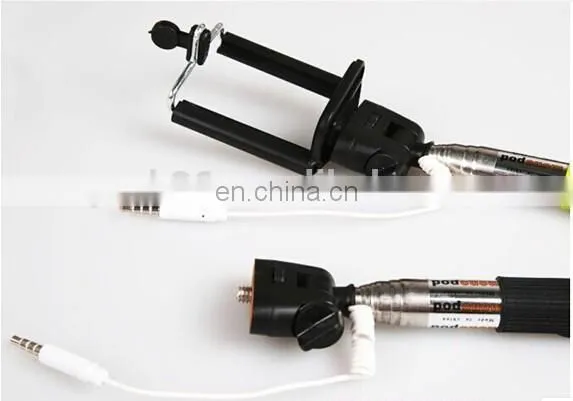 Low Price Good Quality Mobile Phone Selfie Stick With Cable photo-2