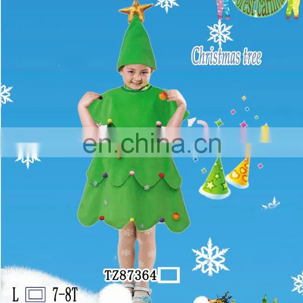 TZ87364-2 Christmas Tree Costume for Children/ Snowflake Christmas Costume For Girls/New Year's Costume for the Snow Maiden