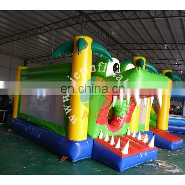 Kids Toys Air Castle Bouncy Castle Material Crocodile Cartoon Inflatable Jumping Bouncy Castle for Adult photo-2